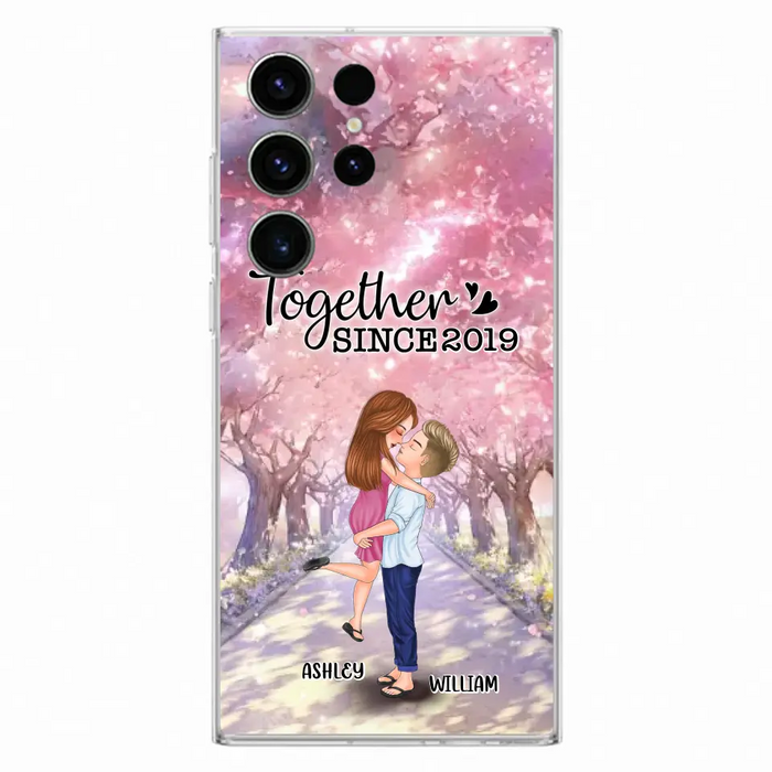 Personalized Couple Phone Case - Wedding/Anniversary Gift Idea for Couple - Together Since 2019 - Case For iPhone/Samsung