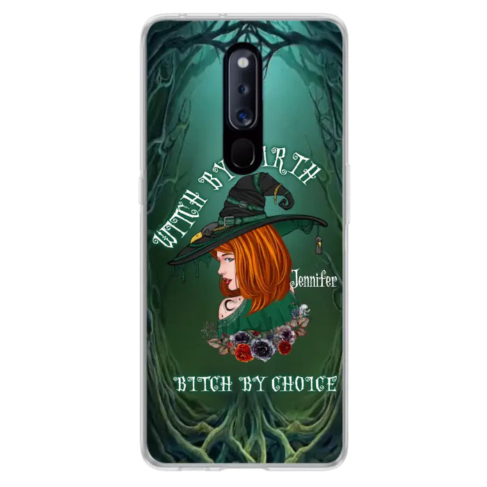 Custom Personalized Witch Phone Case - Gift Idea For Halloween - Witch By Birth Bitch By Choice - Case For Oppo/Xiaomi/Huawei