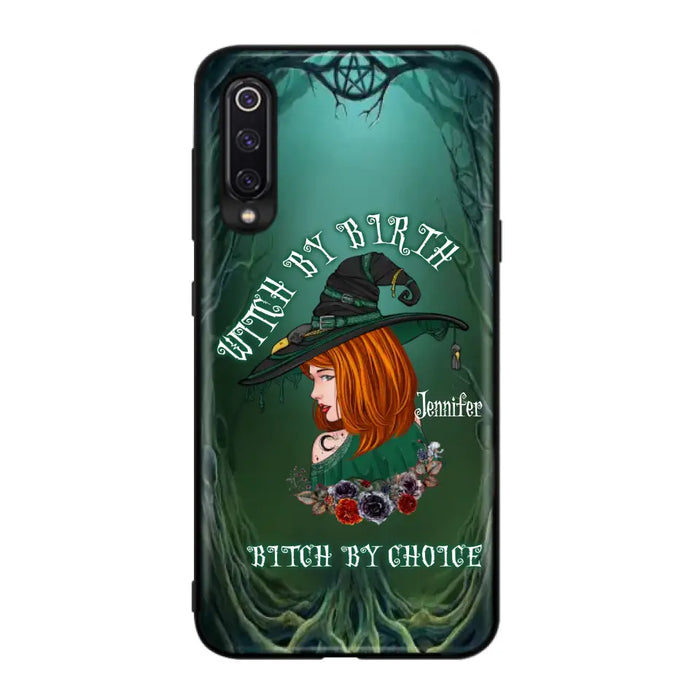 Custom Personalized Witch Phone Case - Gift Idea For Halloween - Witch By Birth Bitch By Choice - Case For Oppo/Xiaomi/Huawei