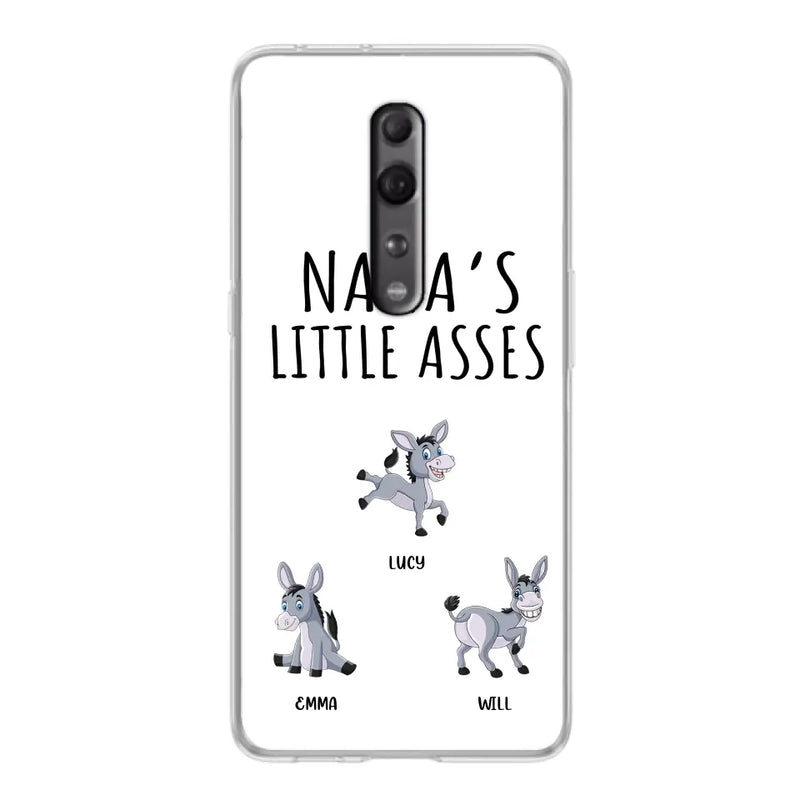 Personalized Donkeys Phone Case - Gift Idea For Family/Grandma/Papa - Up to 12 Donkeys - Case For Xiaomi/Oppo/Huawei - Nana's Little Asses