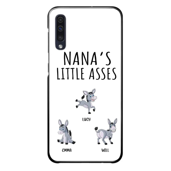 Custom Personalized Donkeys Phone Case - Gift Idea For Family/ Grandma/ Papa - Upto 12 Donkeys - Case For iPhone/ Samsung - Boss's Pain In The Asses