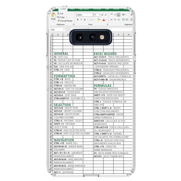 Personalized Excel Phone Case - Gift Idea For Excel Lovers - Cases For iPhone/Samsung