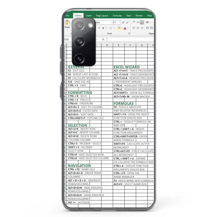 Personalized Excel Phone Case - Gift Idea For Excel Lovers - Cases For iPhone/Samsung