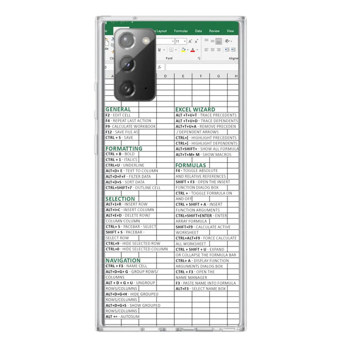 Personalized Excel Phone Case - Gift Idea For Excel Lovers - Cases For iPhone/Samsung