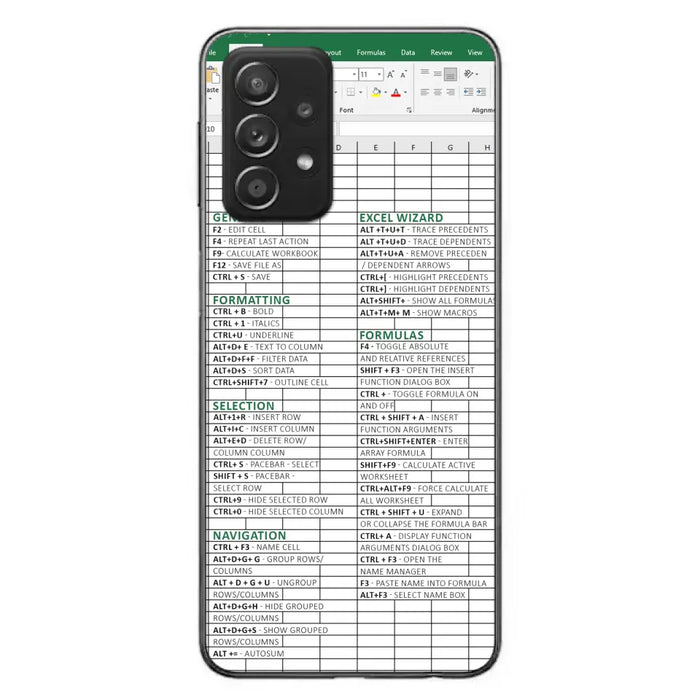 Personalized Excel Phone Case - Gift Idea For Excel Lovers - Cases For iPhone/Samsung