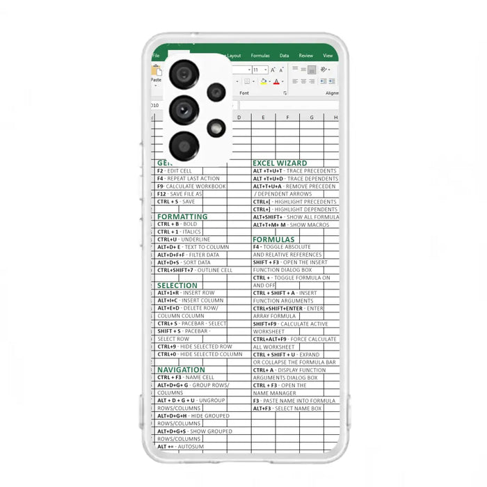 Personalized Excel Phone Case - Gift Idea For Excel Lovers - Cases For iPhone/Samsung