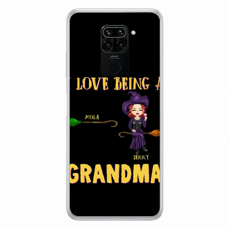 Personalized Witch Grandma Phone Case - Gift Idea For Halloween/Witch/Grandma - Up to 8 Kids - I Love Being A Grandma - Case For Oppo/Xiaomi/Huawei