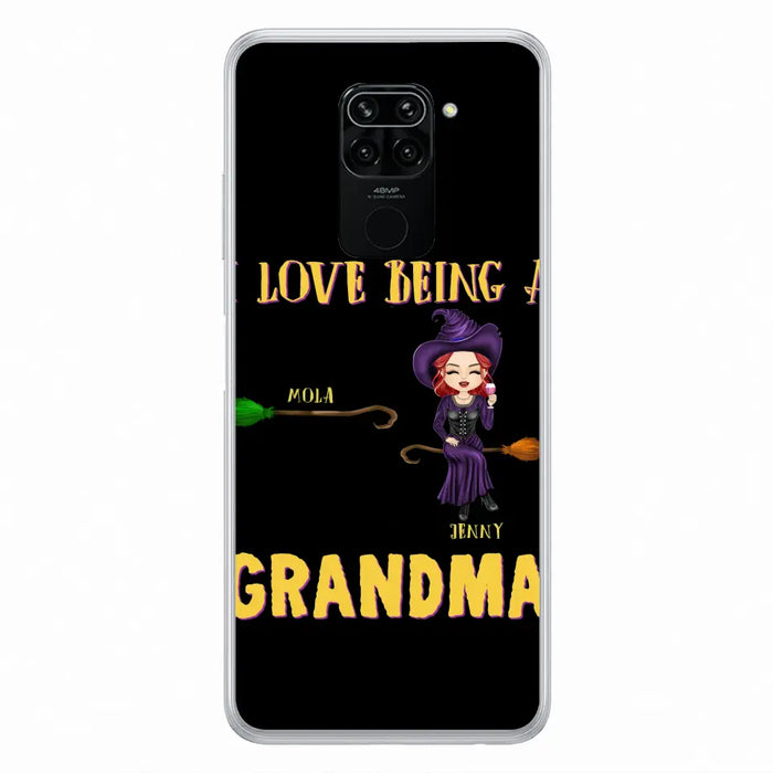 Personalized Witch Grandma Phone Case - Gift Idea For Halloween/Witch/Grandma - Upto 8 Kids - I Love Being A Grandma - Case For Oppo/Xiaomi/Huawei