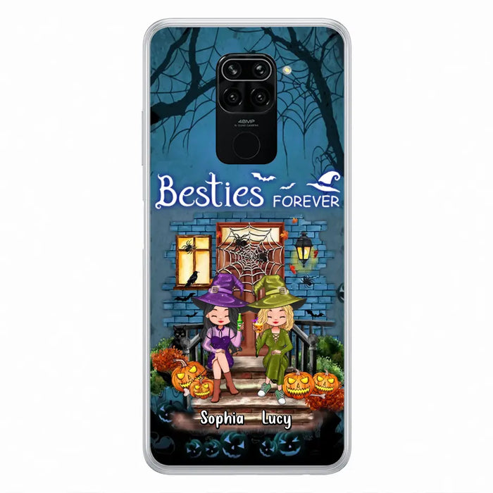 Custom Personalized Halloween Friend Phone Case - Upto 5 Friends - Halloween Gift Idea for Friends/Sisters - Besties Forever - Case for Xiaomi/Huawei/Oppo