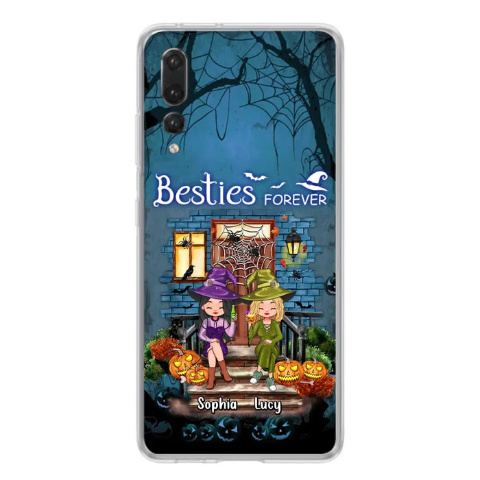 Custom Personalized Halloween Friend Phone Case - Upto 5 Friends - Halloween Gift Idea for Friends/Sisters - Besties Forever - Case for Xiaomi/Huawei/Oppo