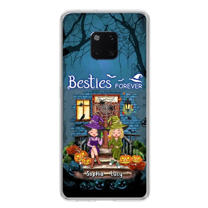 Custom Personalized Halloween Friend Phone Case - Upto 5 Friends - Halloween Gift Idea for Friends/Sisters - Besties Forever - Case for Xiaomi/Huawei/Oppo