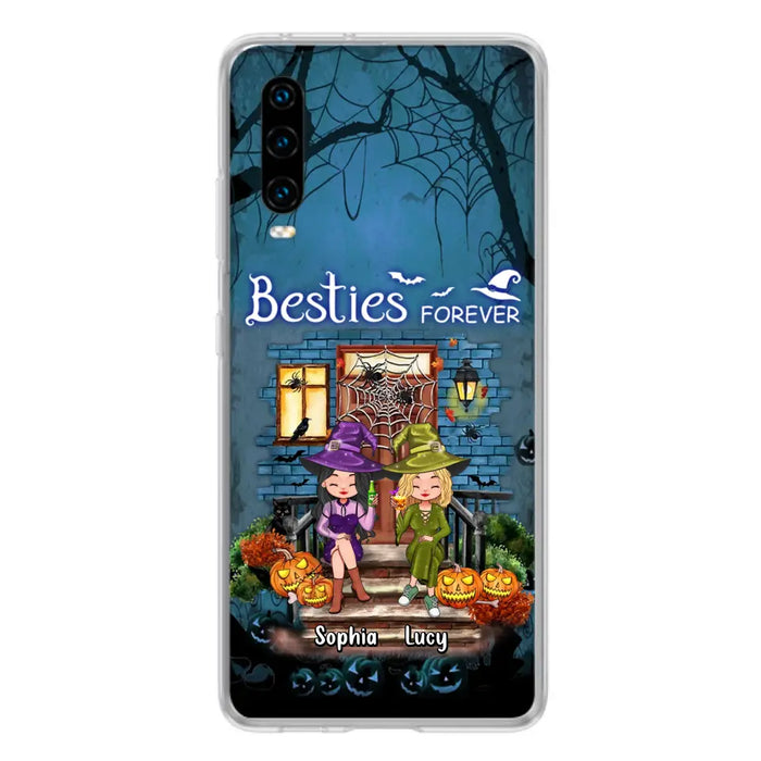 Custom Personalized Halloween Friend Phone Case - Upto 5 Friends - Halloween Gift Idea for Friends/Sisters - Besties Forever - Case for Xiaomi/Huawei/Oppo