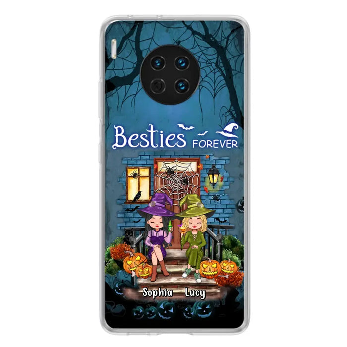 Custom Personalized Halloween Friend Phone Case - Upto 5 Friends - Halloween Gift Idea for Friends/Sisters - Besties Forever - Case for Xiaomi/Huawei/Oppo