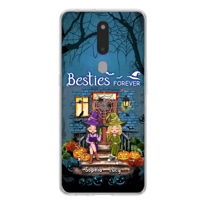 Custom Personalized Halloween Friend Phone Case - Upto 5 Friends - Halloween Gift Idea for Friends/Sisters - Besties Forever - Case for Xiaomi/Huawei/Oppo