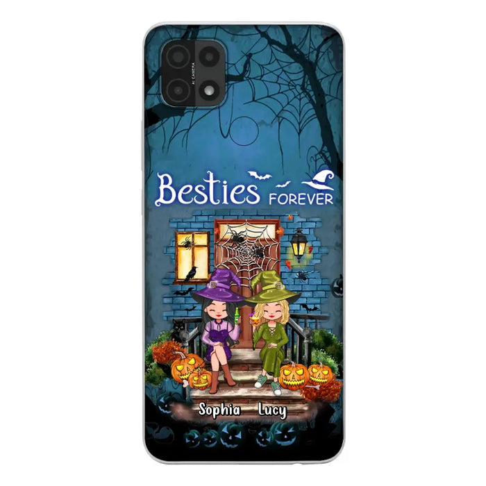 Custom Personalized Halloween Friend Phone Case - Upto 5 Friends - Halloween Gift Idea for Friends/Sisters - Besties Forever - Case for Xiaomi/Huawei/Oppo