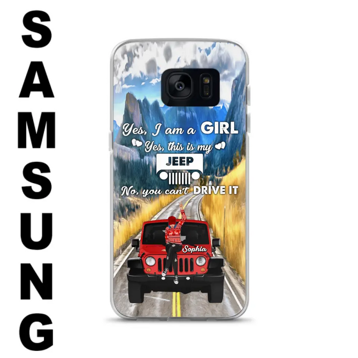 Custom Personalized Off - Road Girl Phone Case - Case For iPhone And Samsung