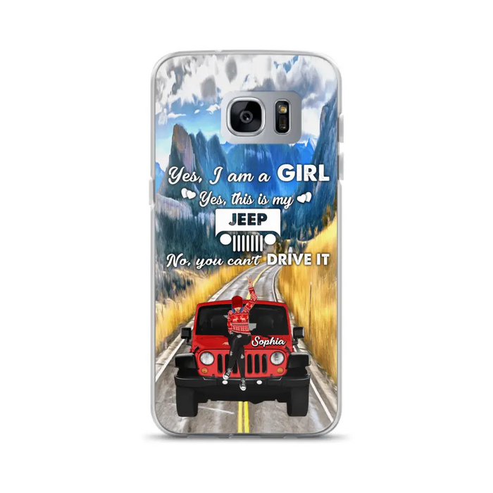 Custom Personalized Off - Road Girl Phone Case - Case For iPhone And Samsung