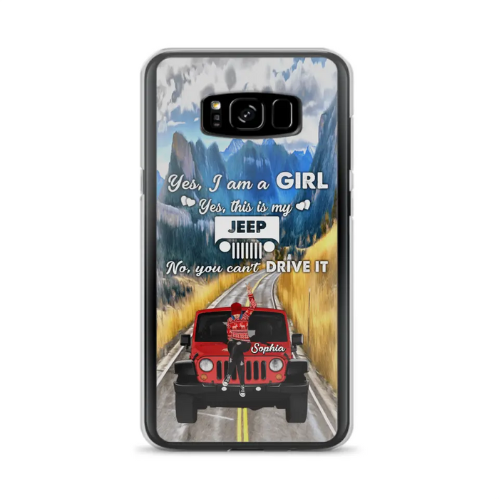 Custom Personalized Off - Road Girl Phone Case - Case For iPhone And Samsung