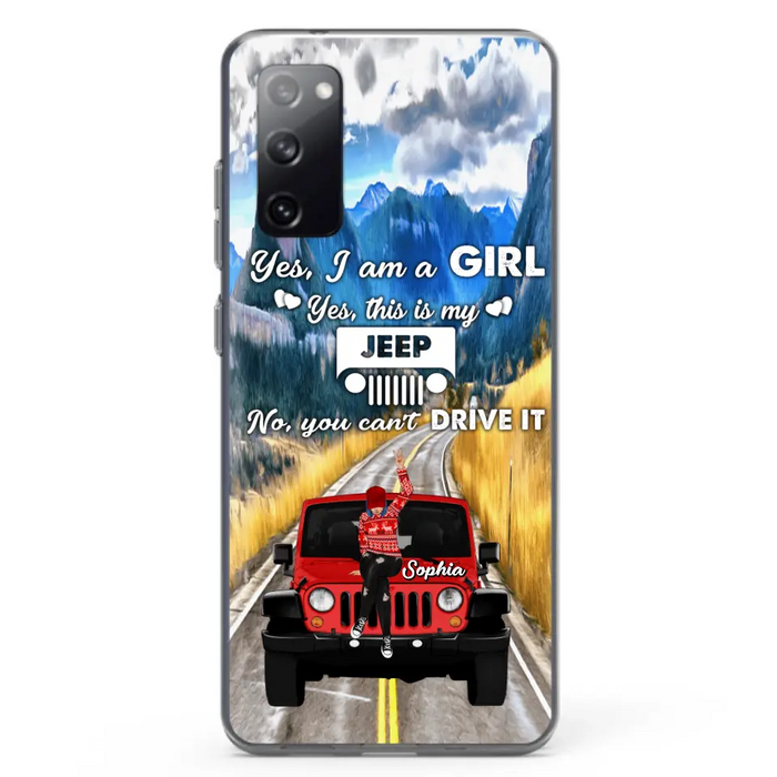 Custom Personalized Off - Road Girl Phone Case - Case For iPhone And Samsung