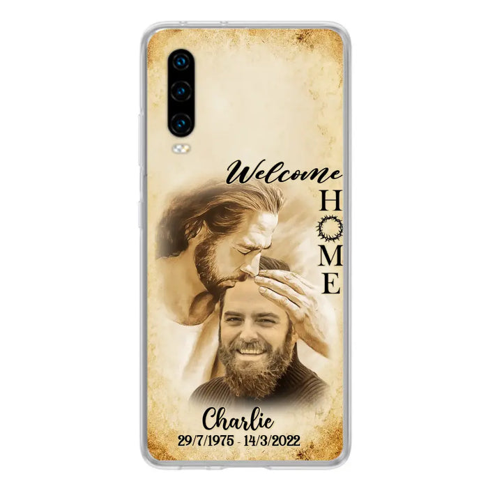 Custom Personalized Memorial Photo Phone Case - Memorial Gift Idea For Family Member/ Pet Owner - Welcome Home - Case For Xiaomi/ Oppo/ Huawei