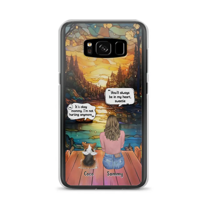 Personalized Memorial Pet Phone Case - Memorial Gift Idea For Dog/Cat/Rabbits Owners - You'll Always Be In My Heart, Sweetie - Case For iPhone/Samsung