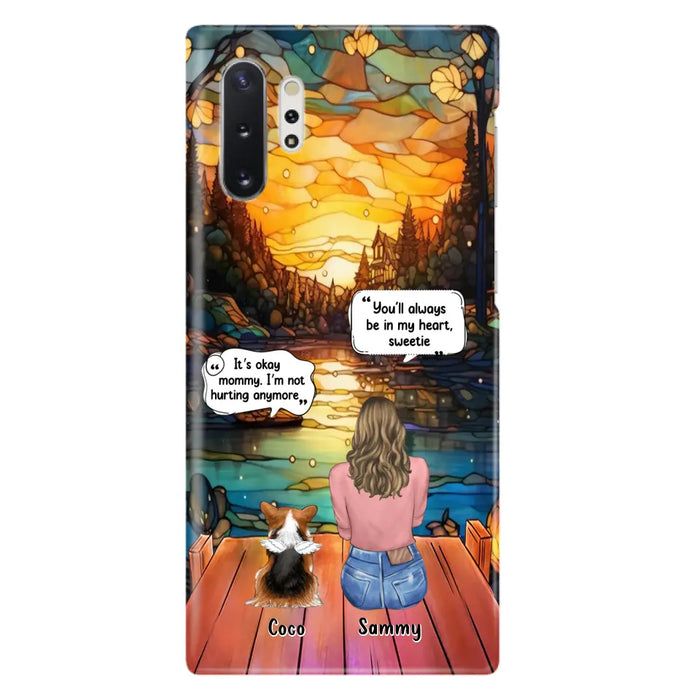 Personalized Memorial Pet Phone Case - Memorial Gift Idea For Dog/Cat/Rabbits Owners - You'll Always Be In My Heart, Sweetie - Case For iPhone/Samsung