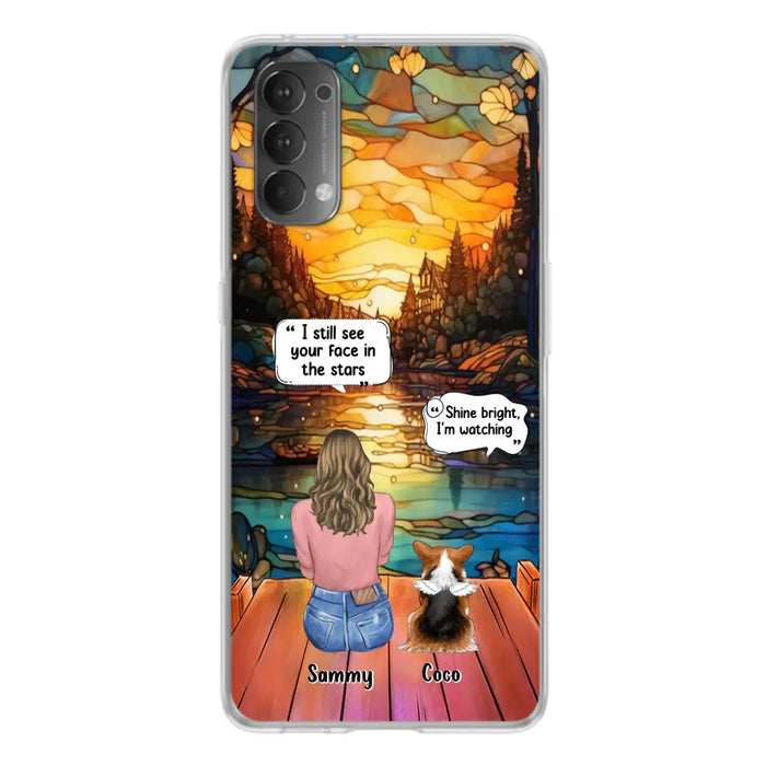 Personalized Memorial Pet Phone Case - Memorial Gift Idea For Dog/Cat/Rabbits Owners - I Still See Your Face In The Stars - Case For Oppo/Xiaomi/Huawei