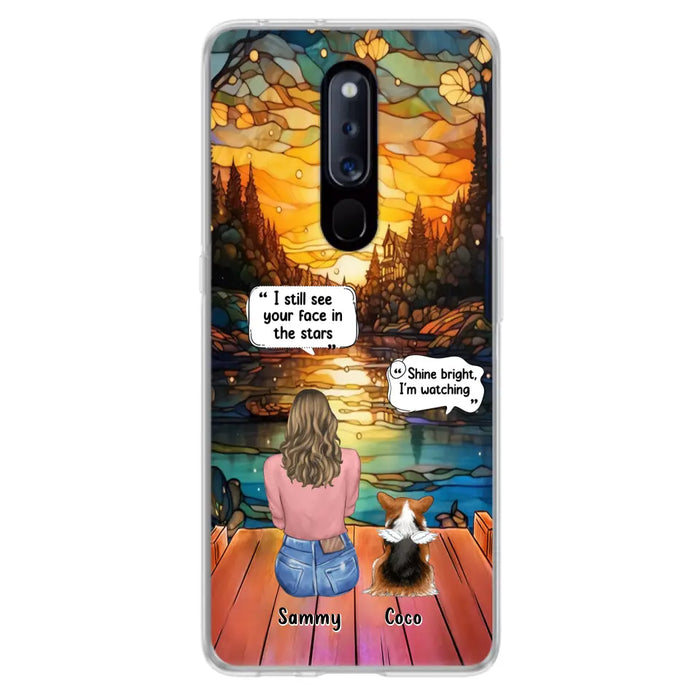 Personalized Memorial Pet Phone Case - Memorial Gift Idea For Dog/Cat/Rabbits Owners - I Still See Your Face In The Stars - Case For Oppo/Xiaomi/Huawei