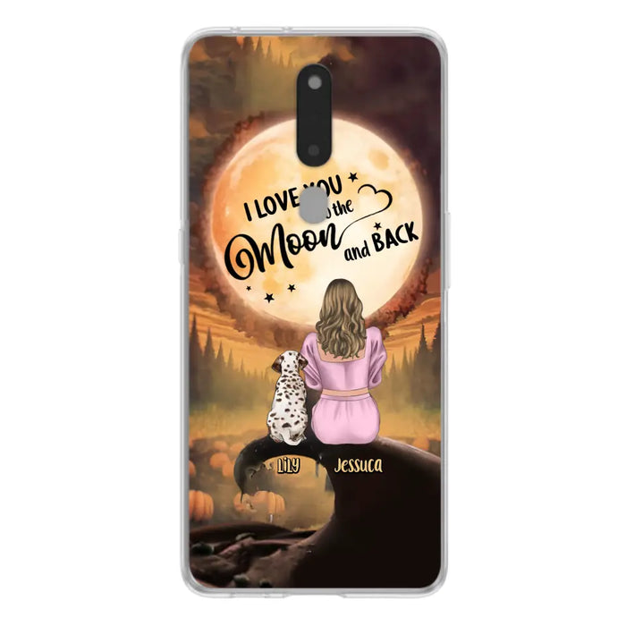 Personalized Memorial Pet Mom Phone Case - Gift Idea For Dog/Cat Owners - I Love You To The Moon And Back - Case For Oppo/Xiaomi/Huawei