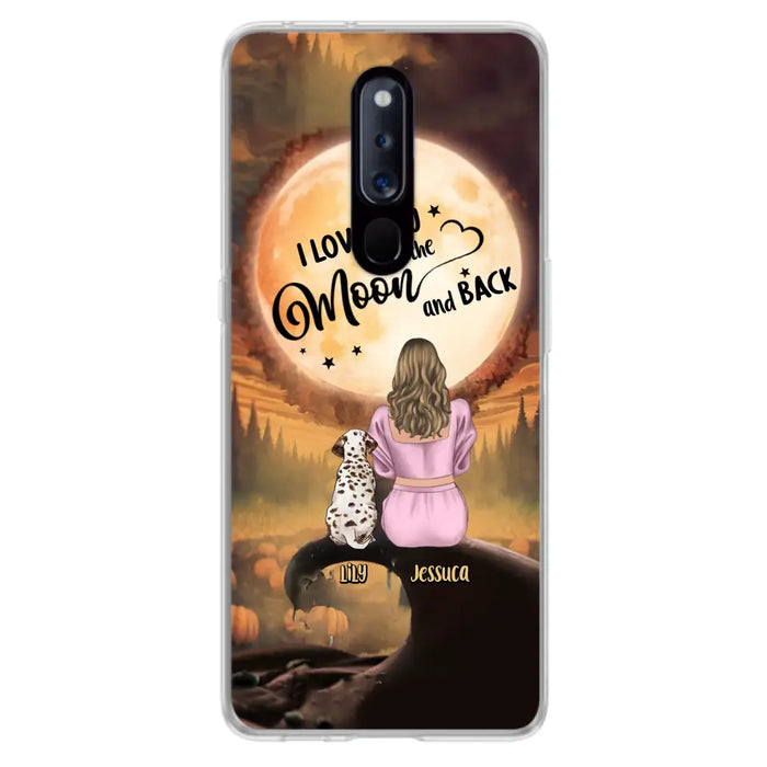 Personalized Memorial Pet Mom Phone Case - Gift Idea For Dog/Cat Owners - I Love You To The Moon And Back - Case For Oppo/Xiaomi/Huawei