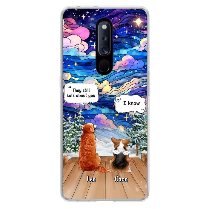 Personalized Dog Memorial Phone Case - Upto 4 Pets - Memorial Gift Idea For Dog/ Cat/ Rabbit Lovers - They Still Talk About You - Case For Oppo/Xiaomi/Huawei