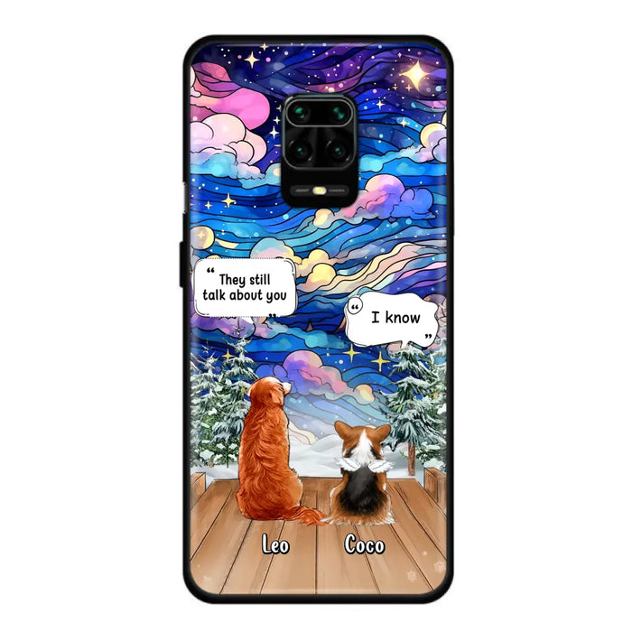 Personalized Dog Memorial Phone Case - Upto 4 Pets - Memorial Gift Idea For Dog/ Cat/ Rabbit Lovers - They Still Talk About You - Case For Oppo/Xiaomi/Huawei