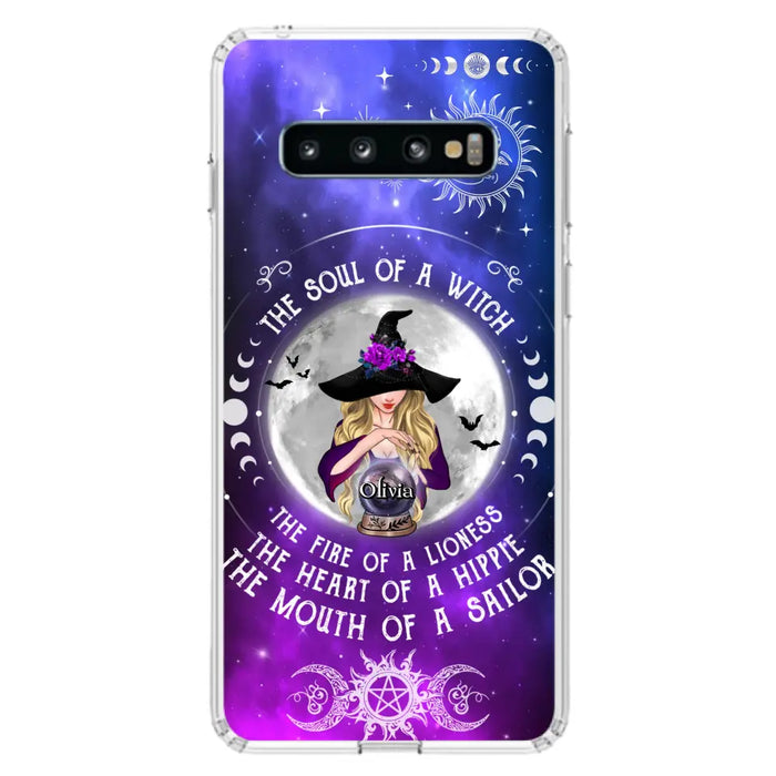 Personalized Witch Phone Case - Halloween Gift Idea For Witch Lovers - The Soul Of A Witch - Case For iPhone/Samsung