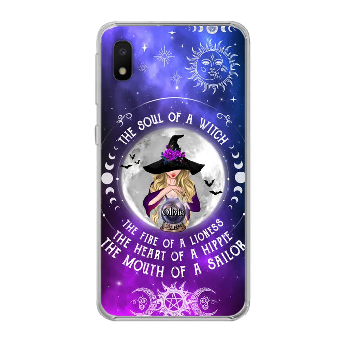 Personalized Witch Phone Case - Halloween Gift Idea For Witch Lovers - The Soul Of A Witch - Case For iPhone/Samsung