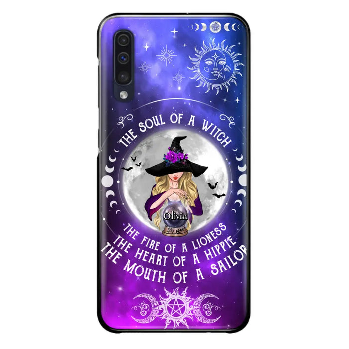 Personalized Witch Phone Case - Halloween Gift Idea For Witch Lovers - The Soul Of A Witch - Case For iPhone/Samsung