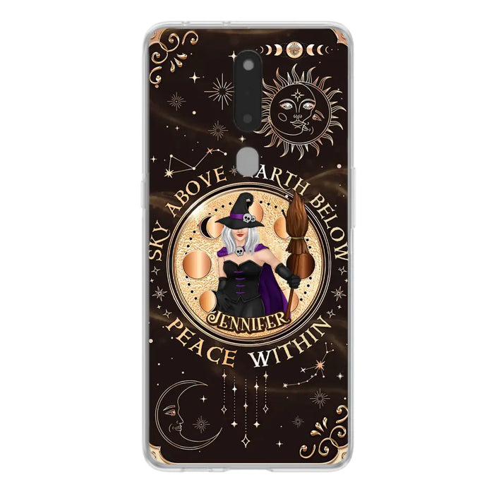 Custom Personalized Witch Phone Case - Gift Idea For Girl - As Above So Below - Cases For Xiaomi/ Oppo/ Huawei