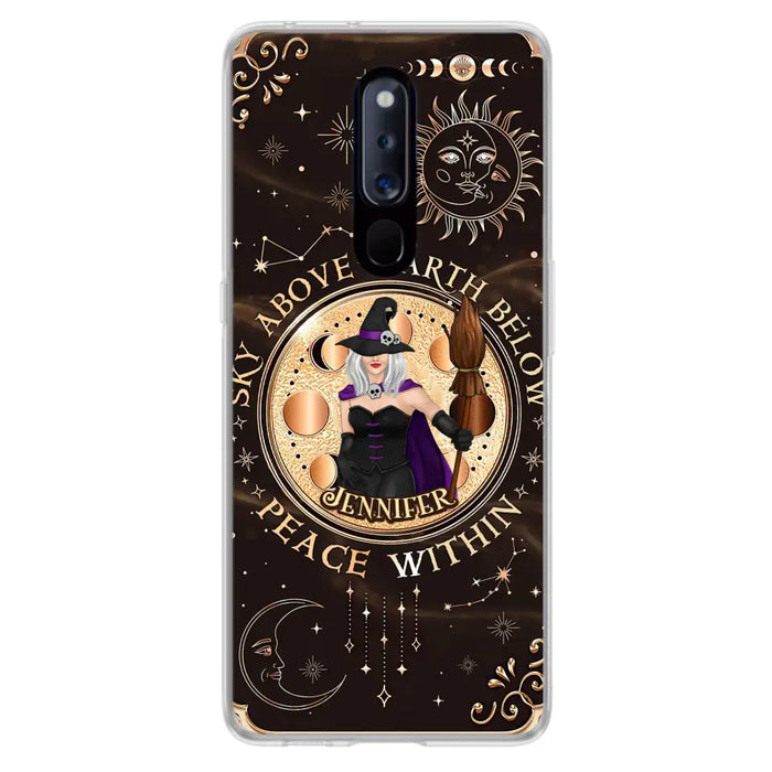 Custom Personalized Witch Phone Case - Gift Idea For Girl - As Above So Below - Cases For Xiaomi/ Oppo/ Huawei