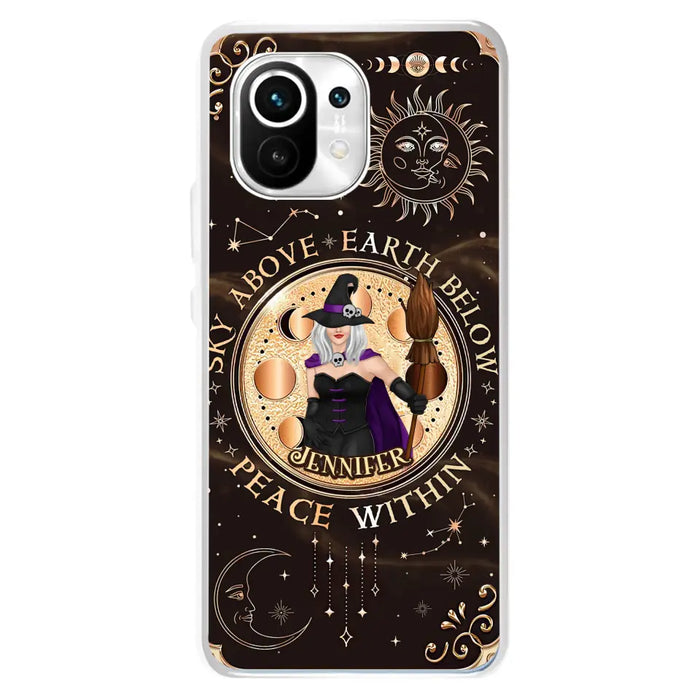 Custom Personalized Witch Phone Case - Gift Idea For Girl - As Above So Below - Cases For Xiaomi/ Oppo/ Huawei