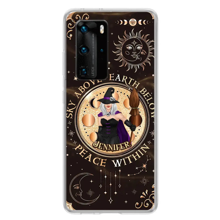 Custom Personalized Witch Phone Case - Gift Idea For Girl - As Above So Below - Cases For Xiaomi/ Oppo/ Huawei