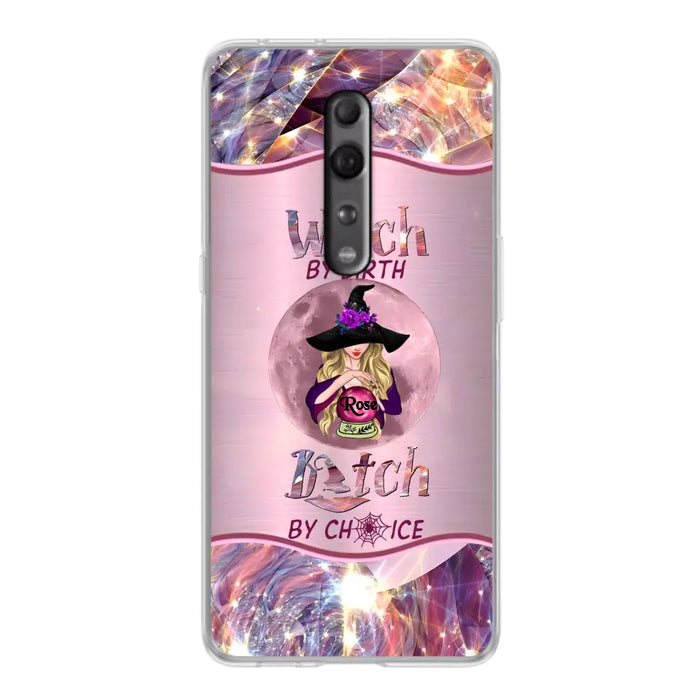 Personalized Witch Phone Case - Halloween Gift Idea For Witch Lovers - Case For Oppo/Xiaomi/Huawei - Witch By Birth Bitch By Choice