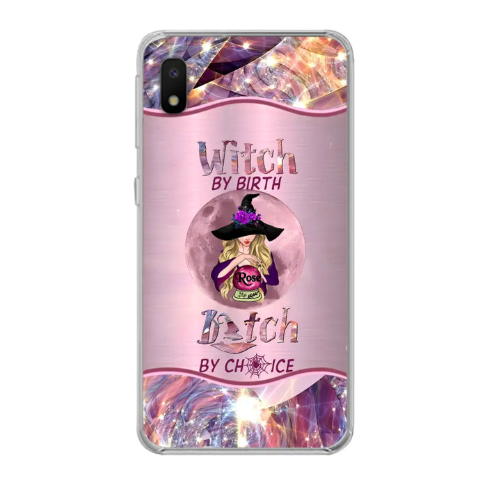 Personalized Witch Phone Case - Halloween Gift Idea For Witch Lovers - Case For iPhone/Samsung  - Witch By Birth Bitch By Choice