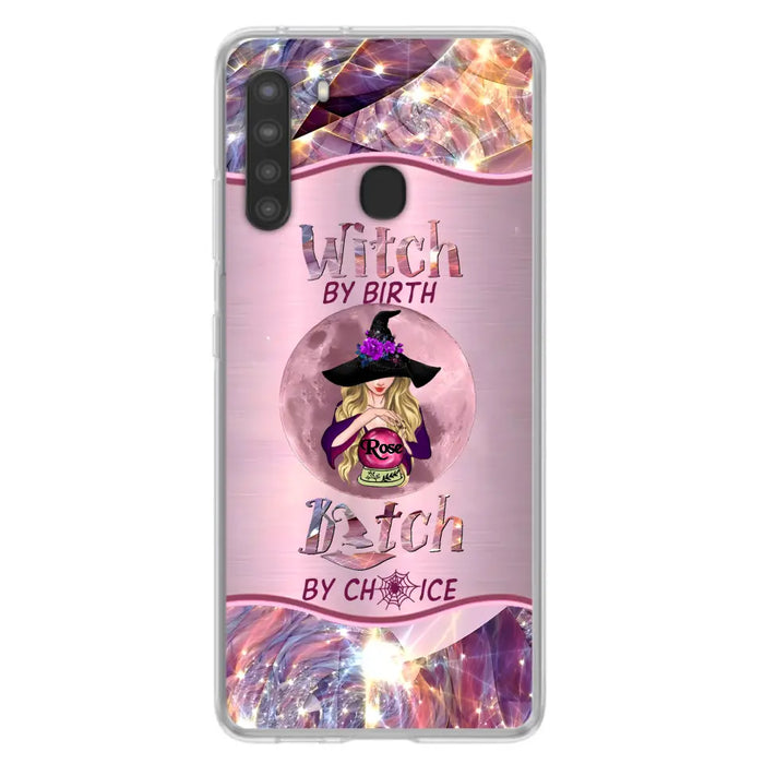 Personalized Witch Phone Case - Halloween Gift Idea For Witch Lovers - Case For iPhone/Samsung  - Witch By Birth Bitch By Choice