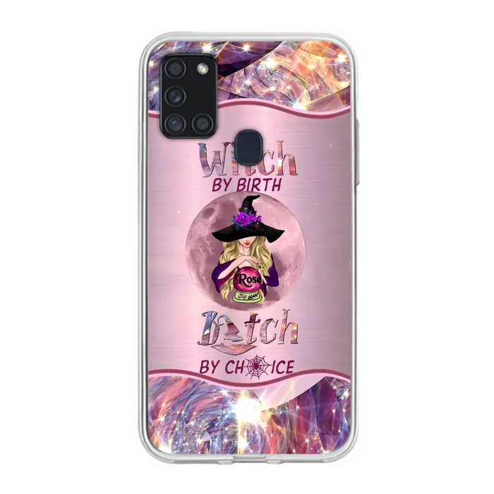 Personalized Witch Phone Case - Halloween Gift Idea For Witch Lovers - Case For iPhone/Samsung  - Witch By Birth Bitch By Choice