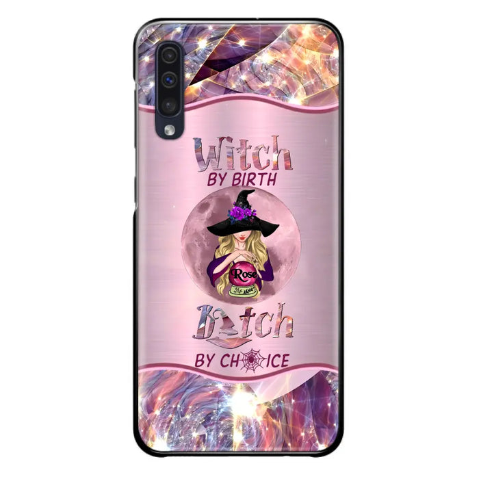 Personalized Witch Phone Case - Halloween Gift Idea For Witch Lovers - Case For iPhone/Samsung  - Witch By Birth Bitch By Choice