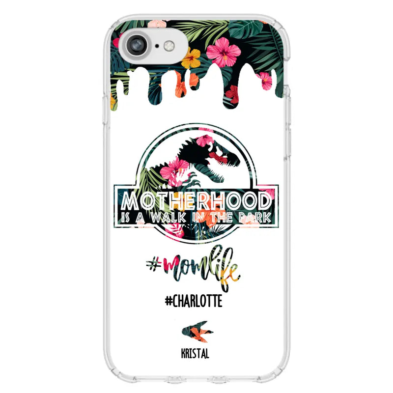 Custom Personalized Mama Dinosaur Phone Case - Best Gift For Mothers - For iPhone And Samsung Phone Case - 2QCGS1