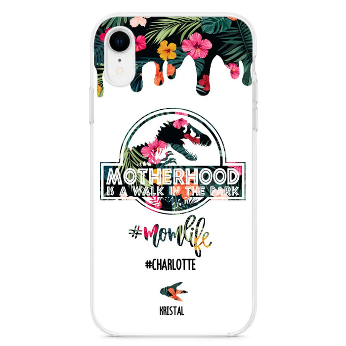 Custom Personalized Mama Dinosaur Phone Case - Best Gift For Mothers - For iPhone And Samsung Phone Case - 2QCGS1