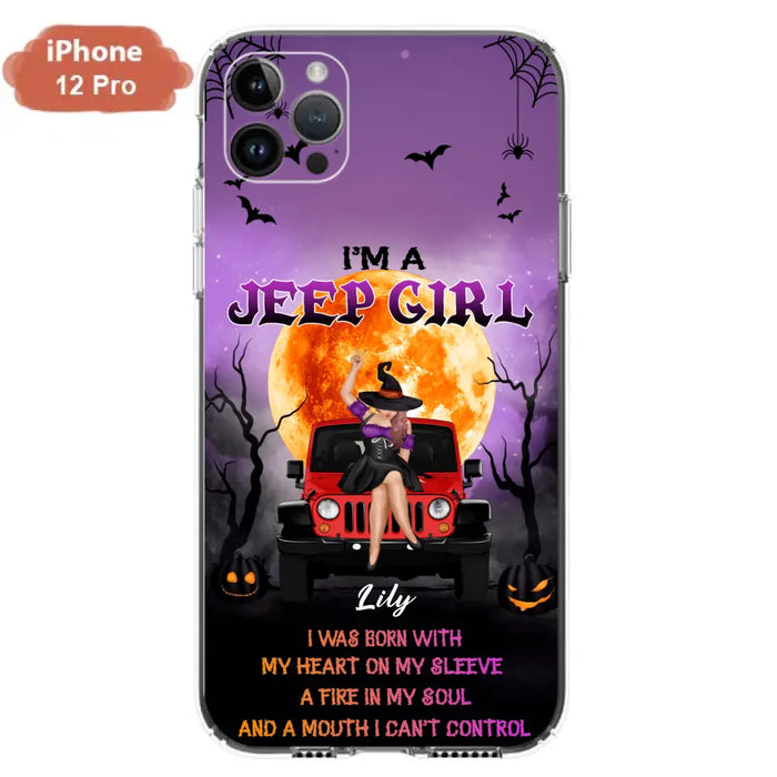 Custom Personalized Off-road Girl Phone Case  - Halloween Gift Idea For Off-road Lovers - Case for iPhone/Samsung