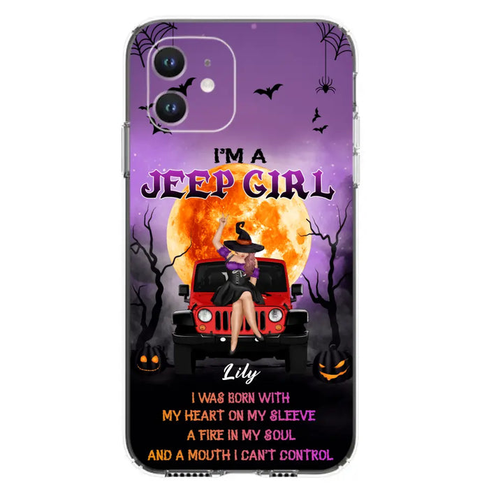 Custom Personalized Off-road Girl Phone Case  - Halloween Gift Idea For Off-road Lovers - Case for iPhone/Samsung