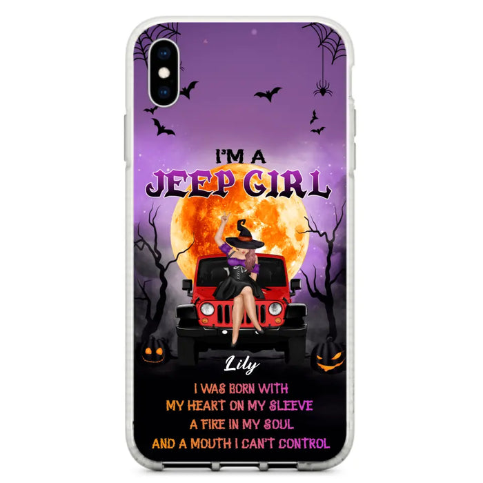 Custom Personalized Off-road Girl Phone Case  - Halloween Gift Idea For Off-road Lovers - Case for iPhone/Samsung