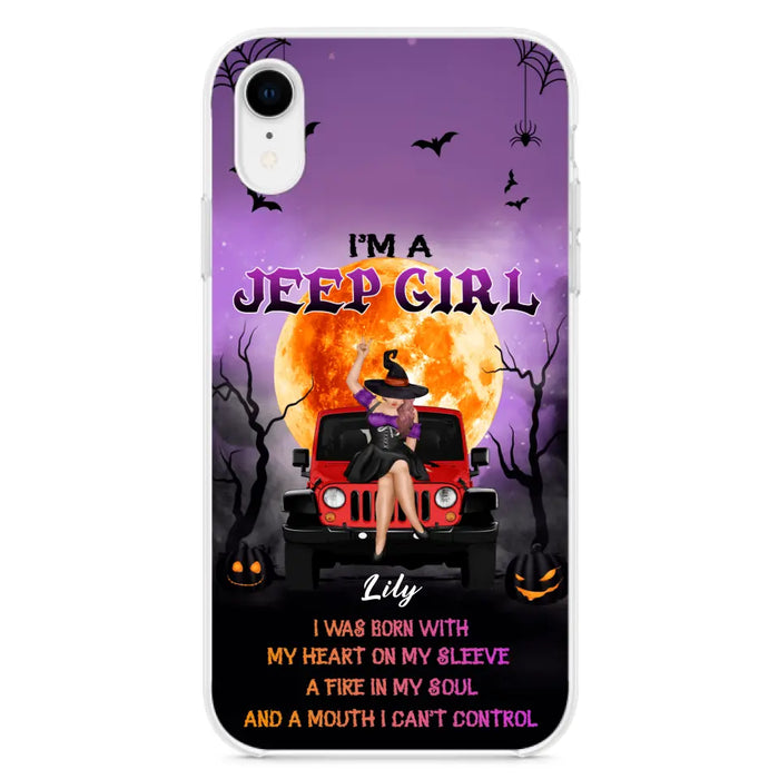 Custom Personalized Off-road Girl Phone Case  - Halloween Gift Idea For Off-road Lovers - Case for iPhone/Samsung